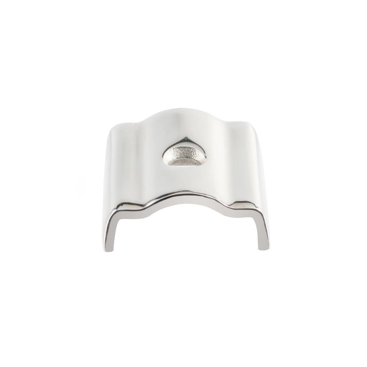 1" 316 Stainless Steel Center Rub Rail End Cap