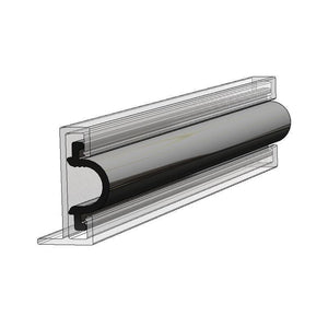 Rubber Inlay For Guide Rails Flexible Rub Rail Inserts: Vinyl Replacement Kits