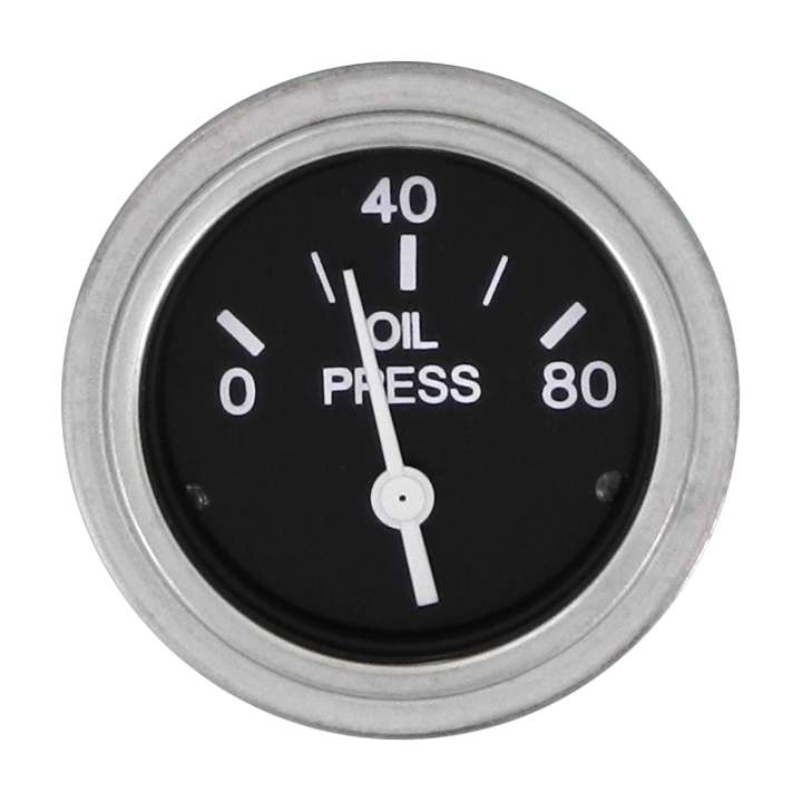 Heavy Duty Series, Oil Pressure Gauge, 12 Volt, 2", 80180P