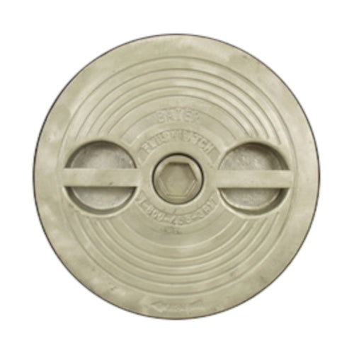 Baier Hatch, Flush Deck, Hex Centerbolt, 20" Round Aluminum, Cover Assembly Only, No Ring