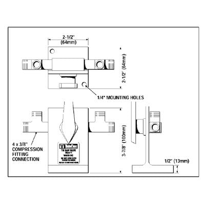 Hydraulic Liquid Tie Bar Valve, HA5471-2