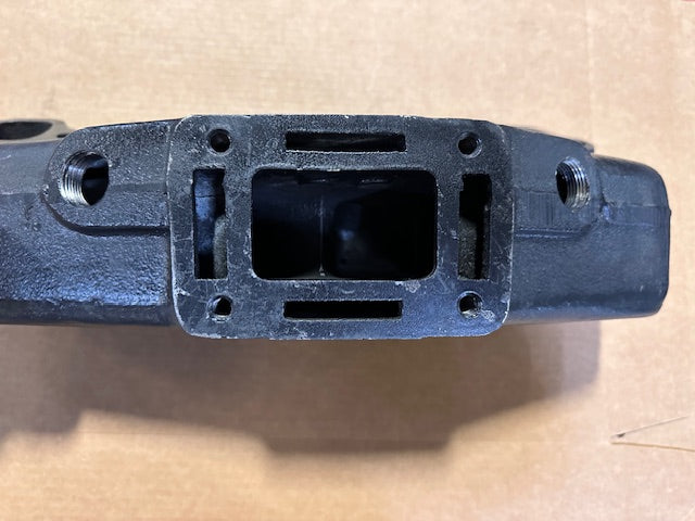 Open-Box Exhaust Manifold, Big Block GM, Center Riser Style, CHVA-1-84