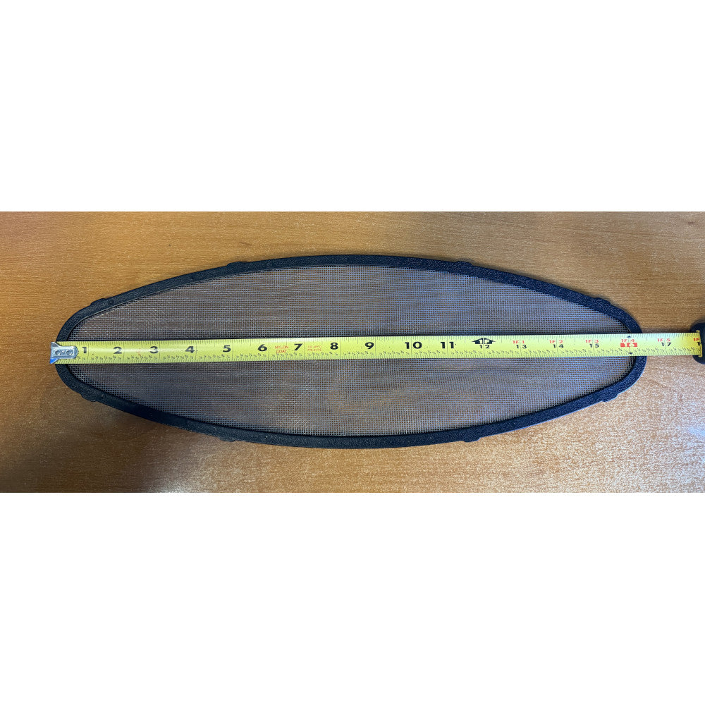 Bomar S718MB-Screen oval screen, long dimension, flexible frame, black-gray mesh.