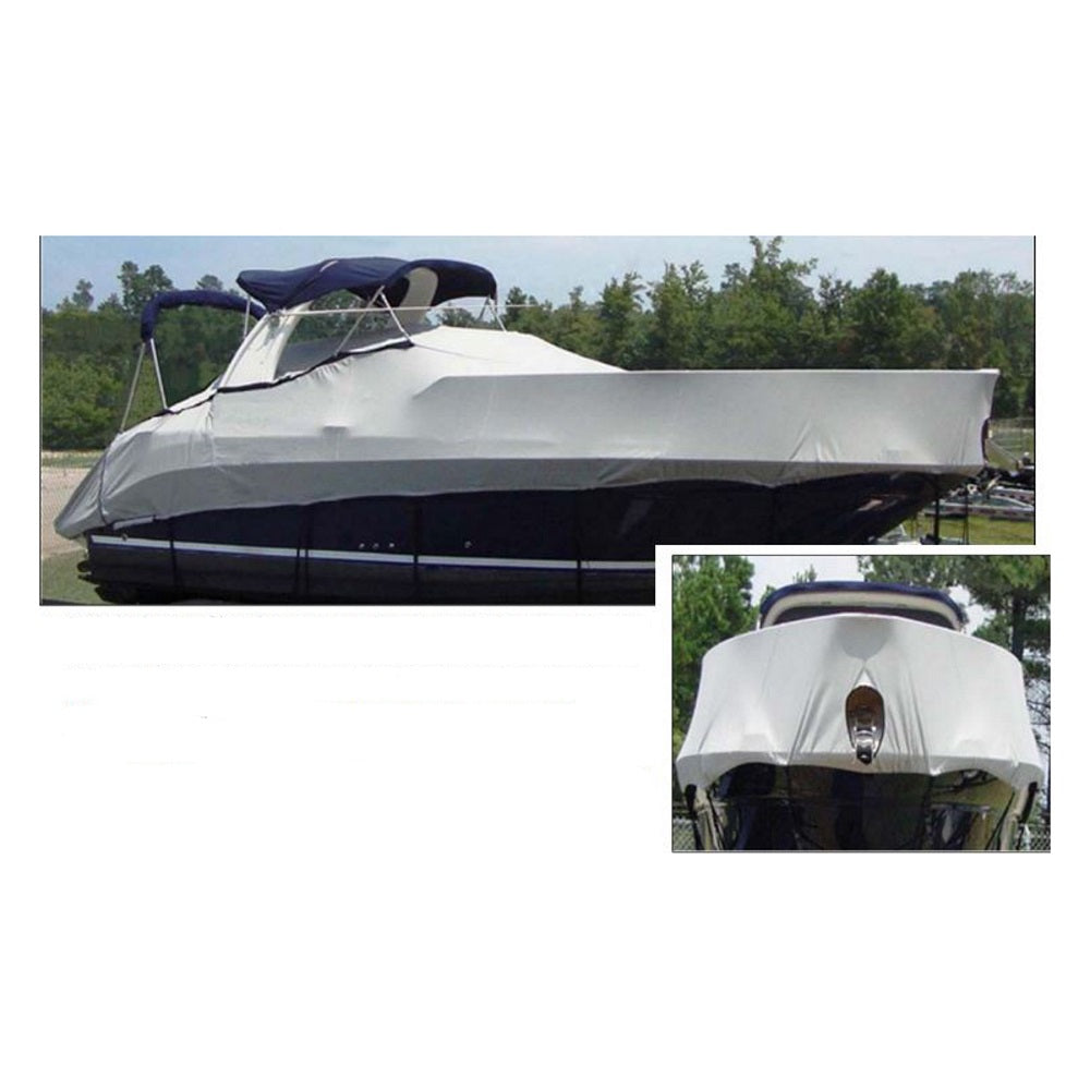 Carver Semi-Custom Boat Cover, High Profile Cabin Cruiser, w/Radar Arch, Storage Only
