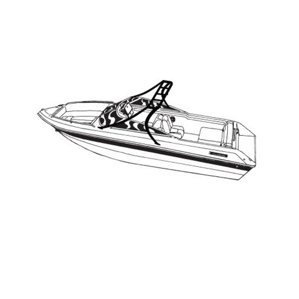 Carver Semi-Custom Boat Cover, V-Hull Runabout w/Ski Tower, Inboard/Outdrive