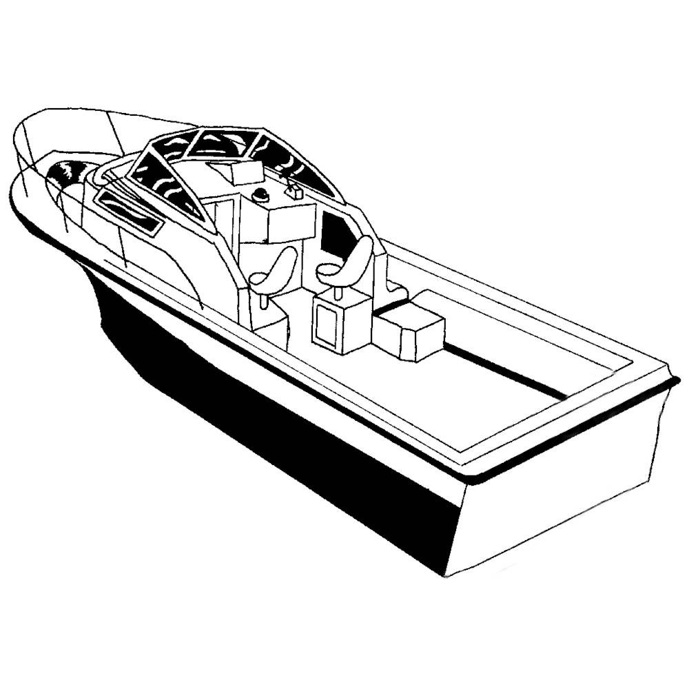 Carver Semi-Custom Boat Cover, Walk Around Cuddy Cabin, Inboard/Outdrive