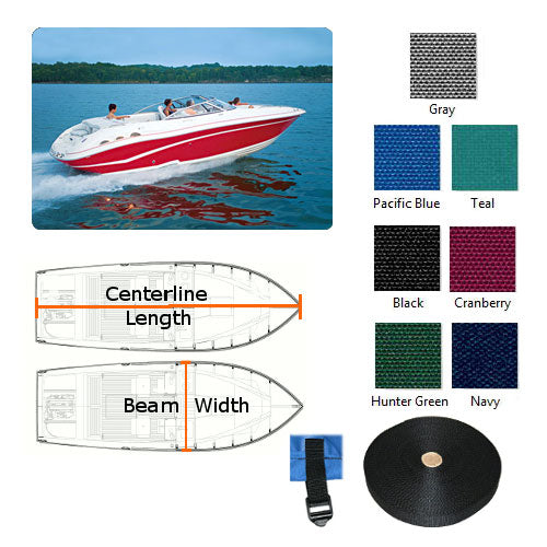 Euro V-Hull Runabout, I/O, Fits Bayliner Capri 1851 CB I/O (1998-2000)