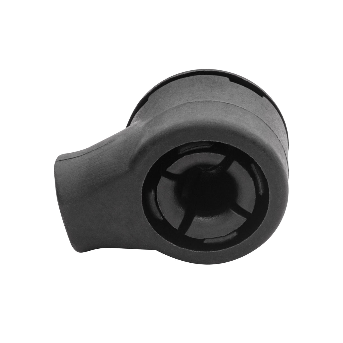 Black Plastic End Fitting with Snap Cap for 10mm Ball, G-1130