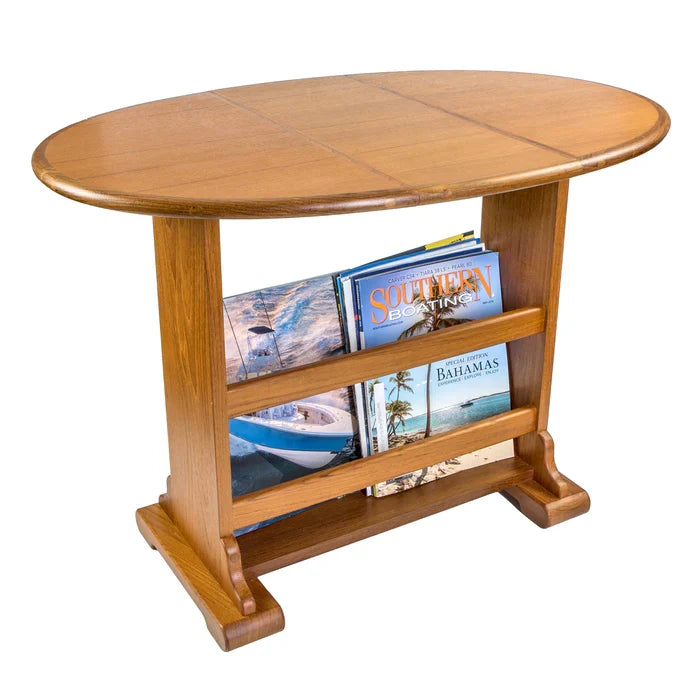 27-3/4" Premium Grade Teak Drop Leaf Table