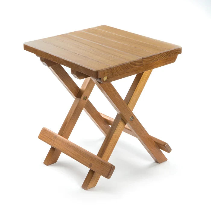 Premium Grade Teak Grooved Top Fold Away Table