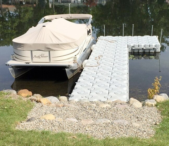 Floating L-Dock Head Only (Access Walkway Sold  Separately)