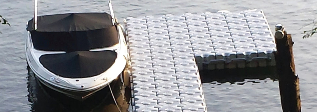 Floating L-Dock Head Only (Access Walkway Sold  Separately)