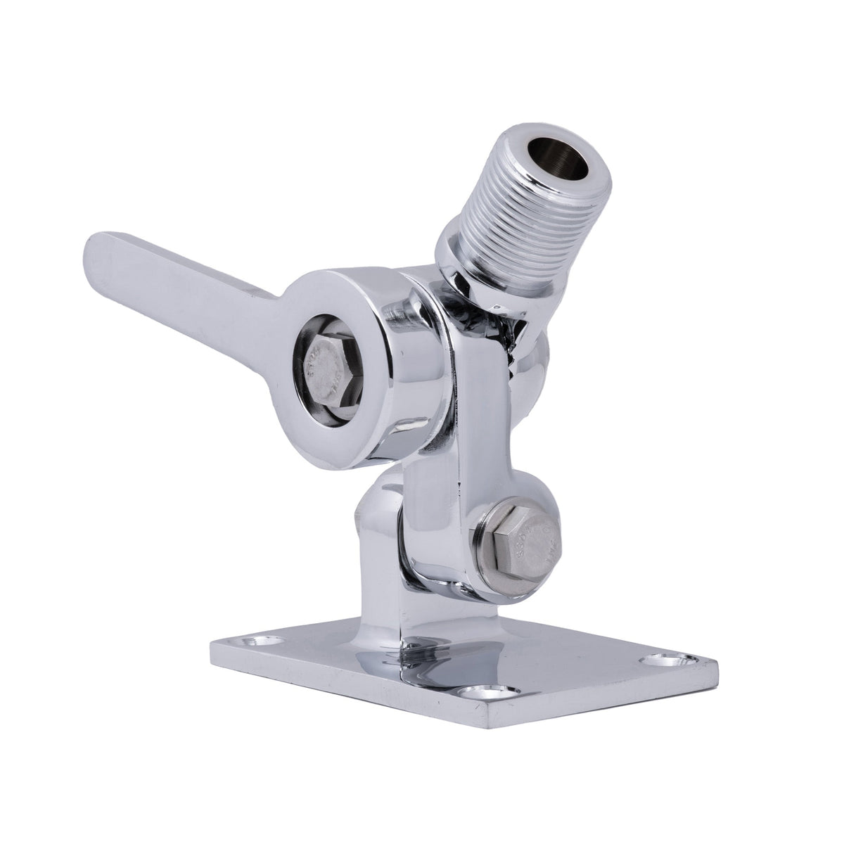 Chrome Plated Brass Stainless Steel, Ratchet Antenna Mount