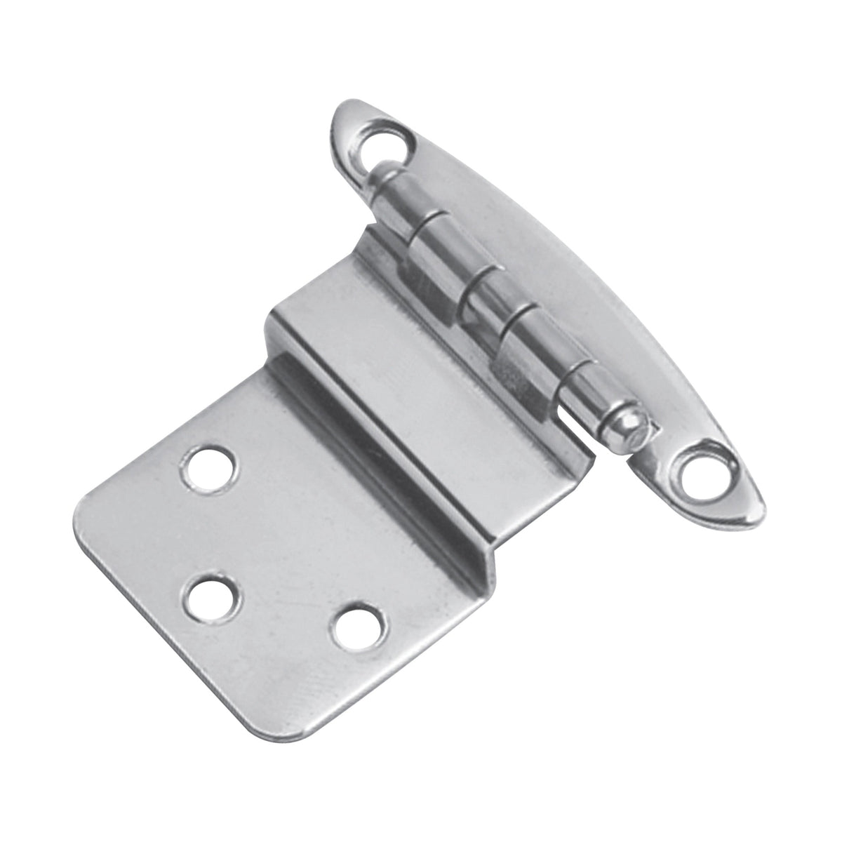 Stainless Steel Offset Concealed Hinge, 2-1/4" x 1-1/2" x 3/8" x 1/2"