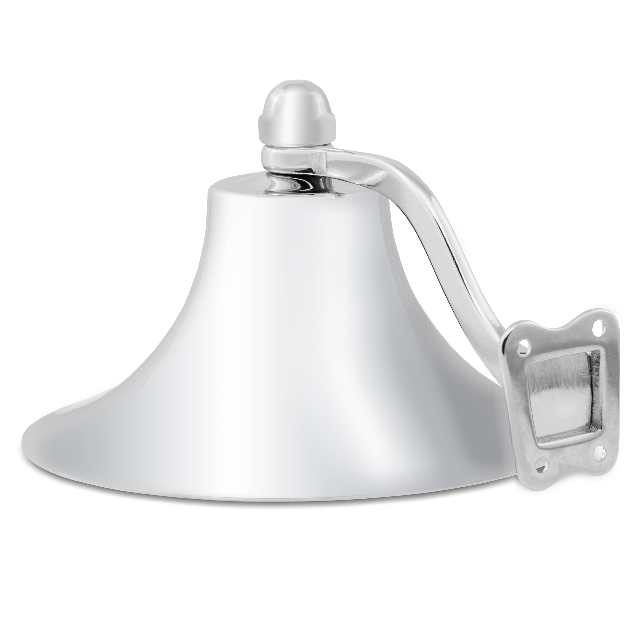Chrome Plated Brass Stainless Steel Cast Bell - 8", S-0808