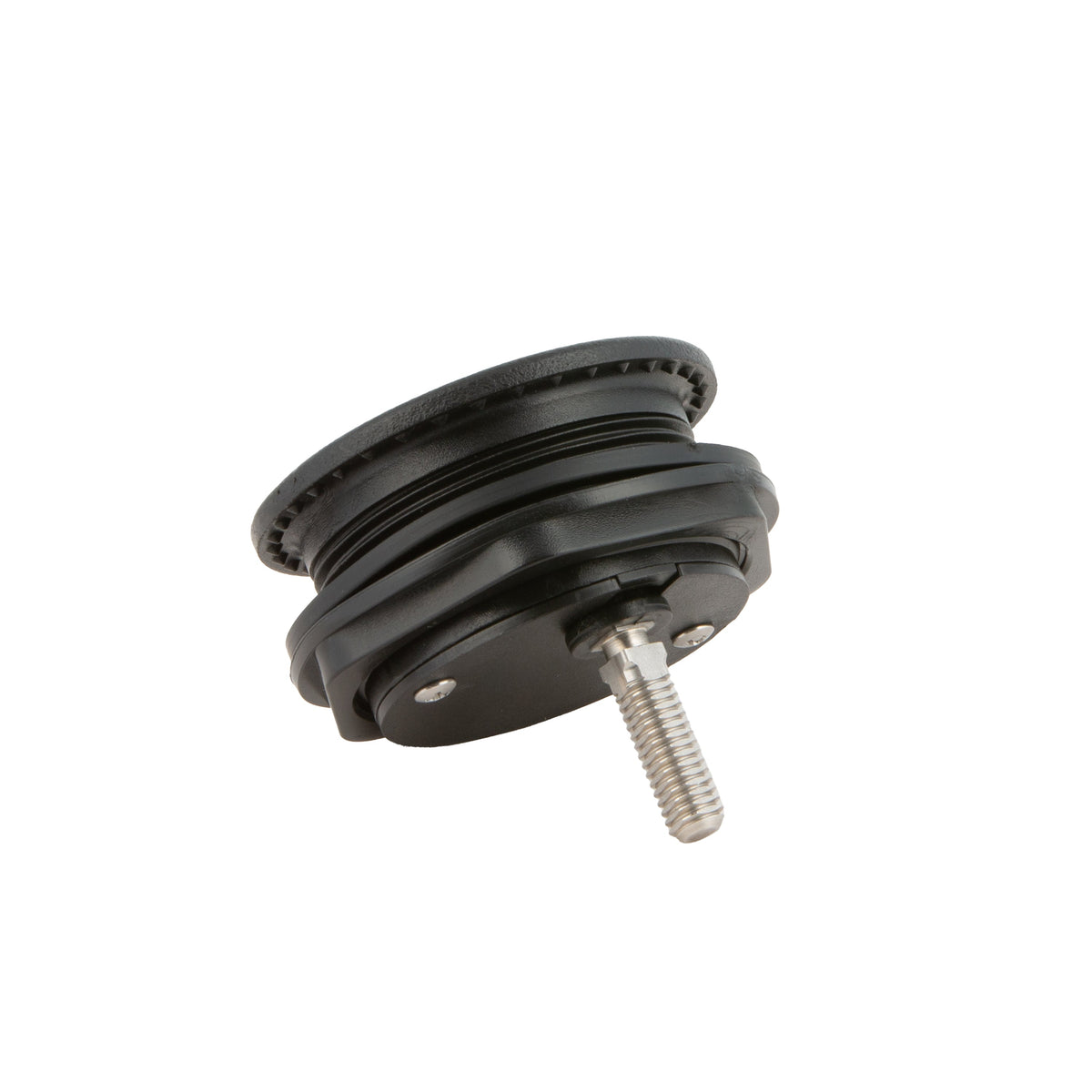 T-Handle Latch, Locking, Black Nylon w/ Chrome T-Handle, NO Cam Bar, S-0226B