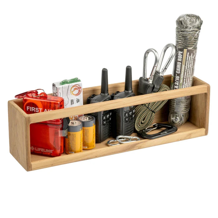 15" Premium Grade Teak Stow Rack