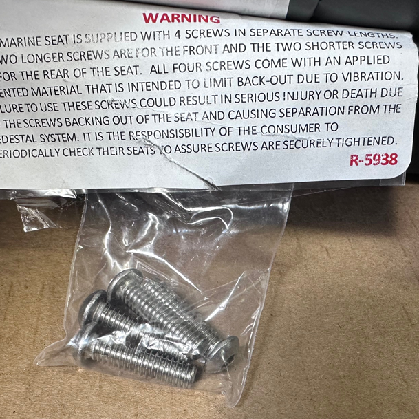 Tear in seat tag