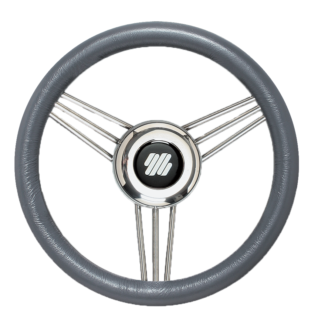 Uflex, Non-Magnetic Stainless Steel Boat Steering Wheel 13.8"