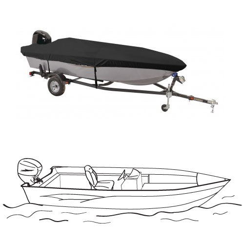 Aluminum Fishing Boat Covers: V-Hull & Skiff Fit