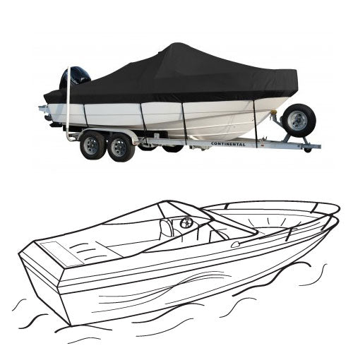 Conventional V-Hull Runabout Extra Wide I/O, Select Fit Boat Cover