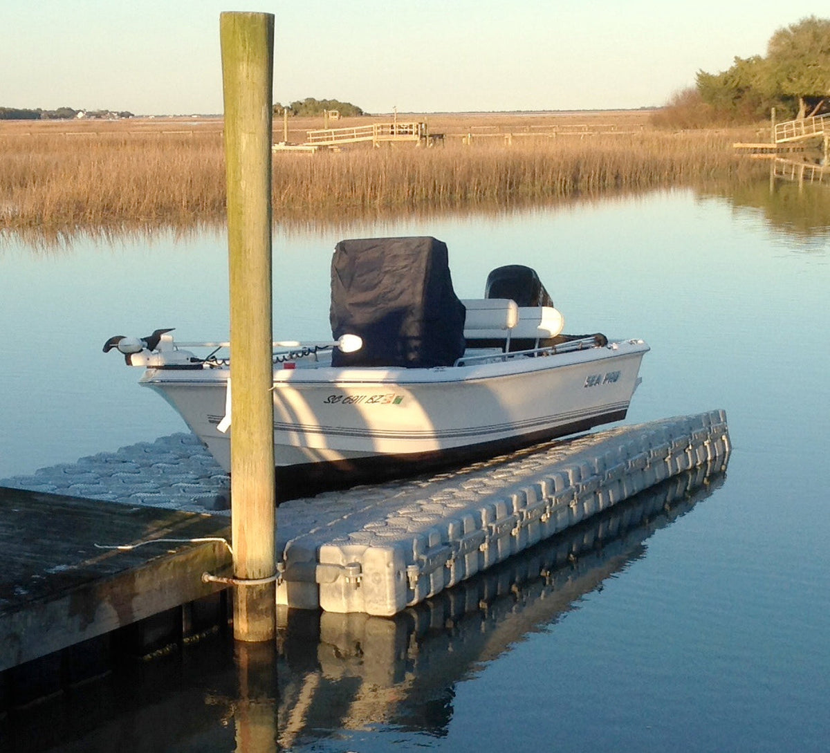 Floating Dock Drive-On Boat Lift Kit