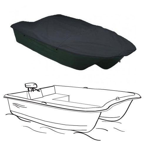Fiberglass Dingy Outboard, Select Fit Boat Cover