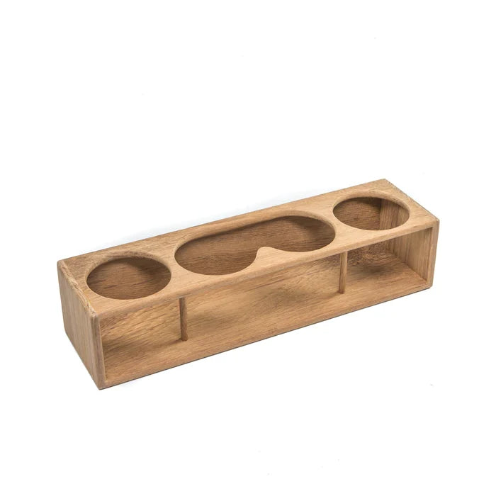 Teak Insulated Drink Holder, Binocular Rack