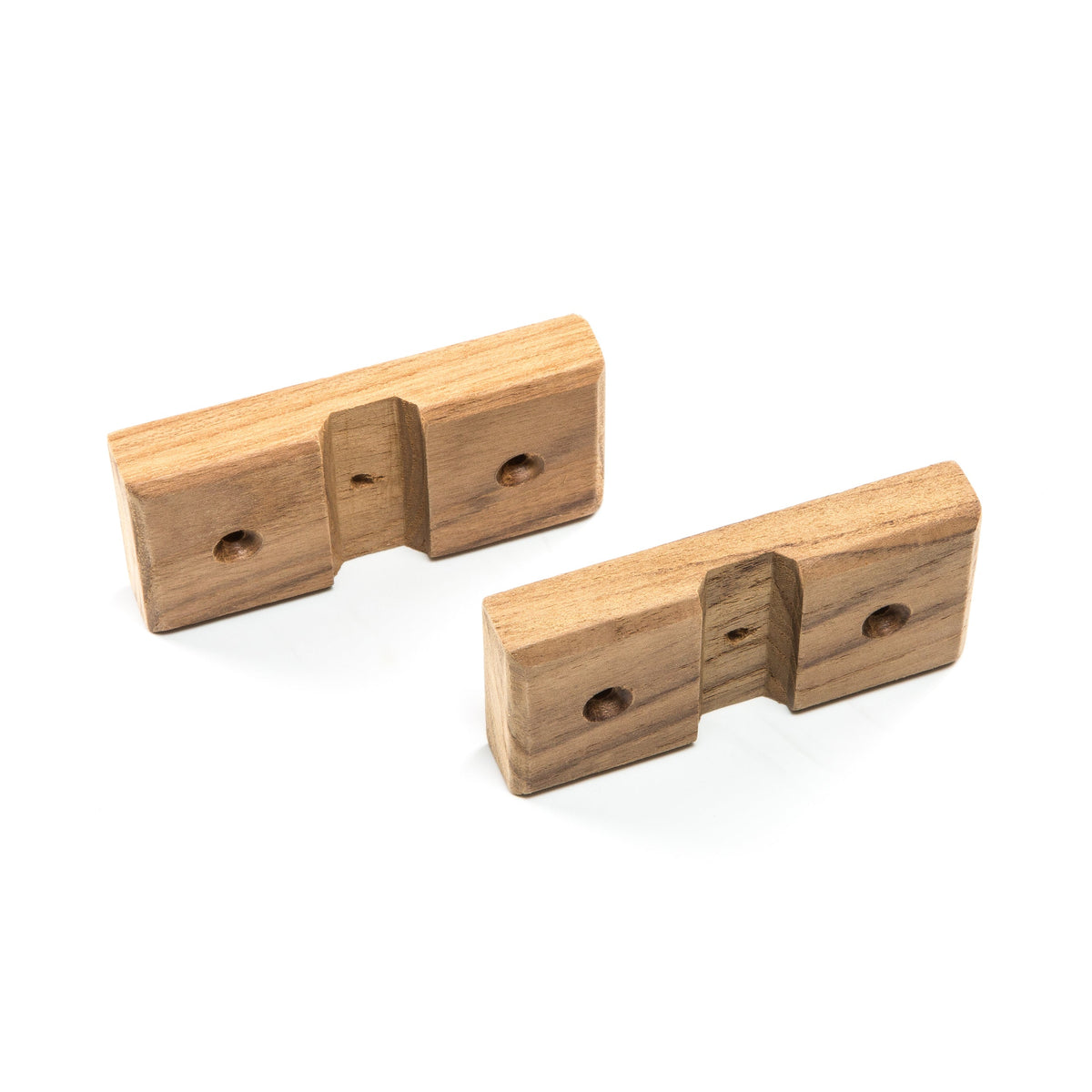 3-1/4" Premium Grade Teak Rod Storage Rack Mounting Boards