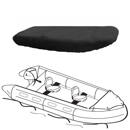 Inflatable Sport Boat Outboard, Select Fit Boat Cover