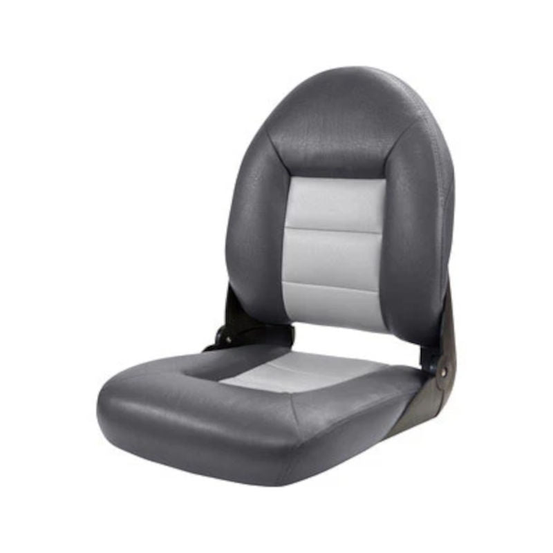 Open-Box, Tempress, Navistyle Boat Seat, High Back in Charcoal / Gray