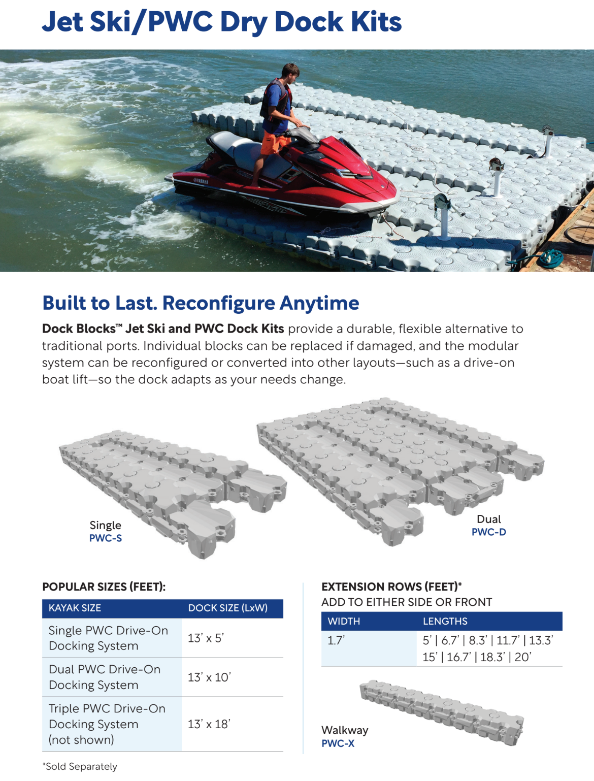 Jet Ski/PWC Dry Dock Kits