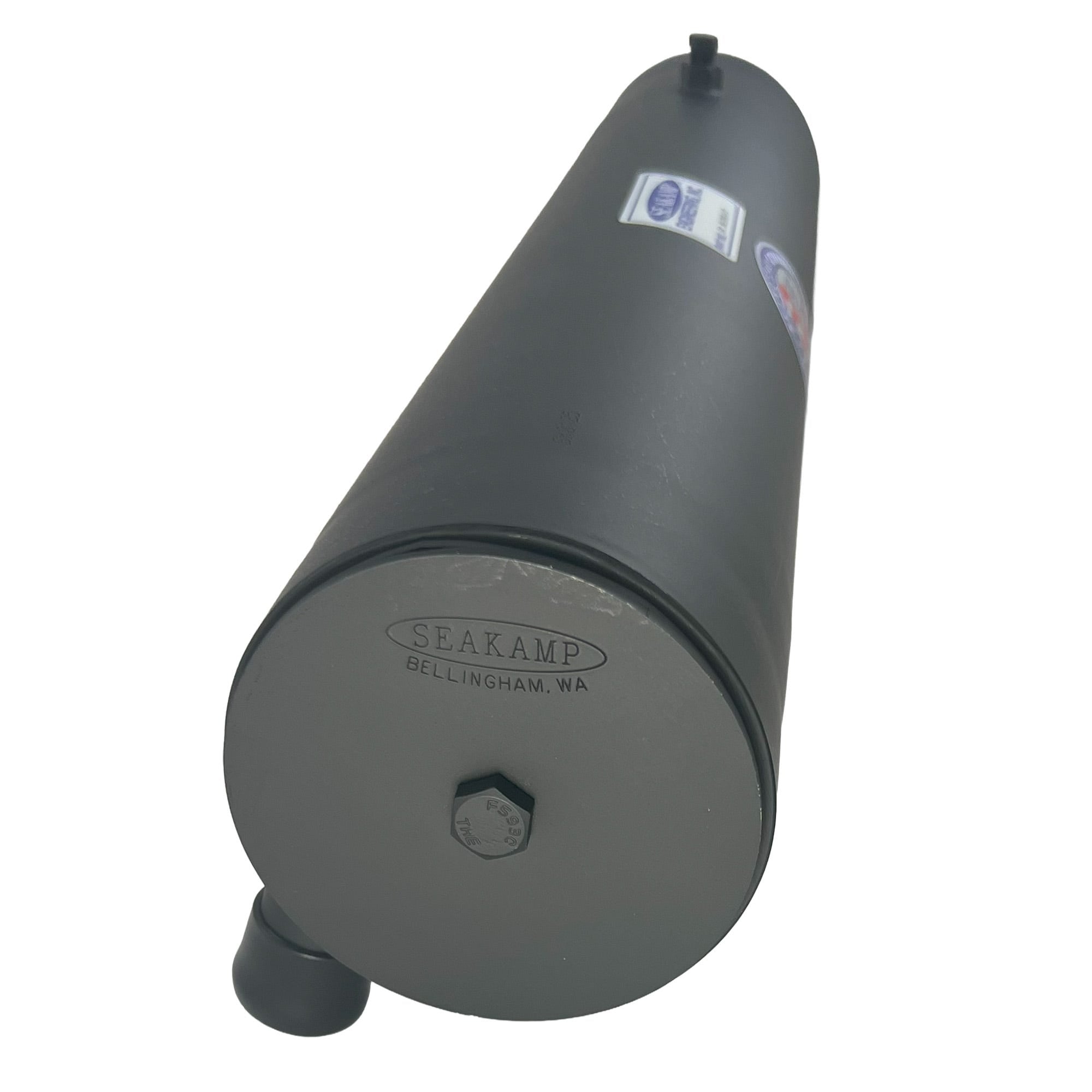 4-inch diameter replacement for the original 3.5 inch MerCruiser heat exchanger, compatible with 496 MAG and 8.1 liter engines. Mercruiser 496 Heat Exchanger, 863903A01