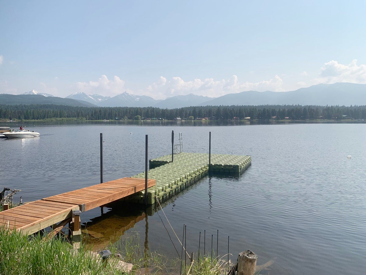 Floating T-Dock Head Only (Access Walkway Sold  Separately)