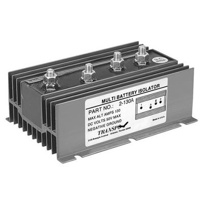 ProMariner Marine Boat Battery Isolator 3 Battery 2 Alternator 130 Amp 