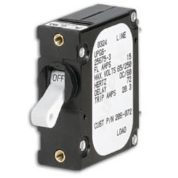 Paneltronics marine 10 amp circuit breaker, single pole