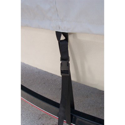 Boat Cover Tie Down System, Universal Trailing, Straps & Buckle