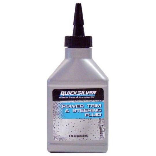 Power Trim & Steering Fluid Oil 8oz By Quicksilver