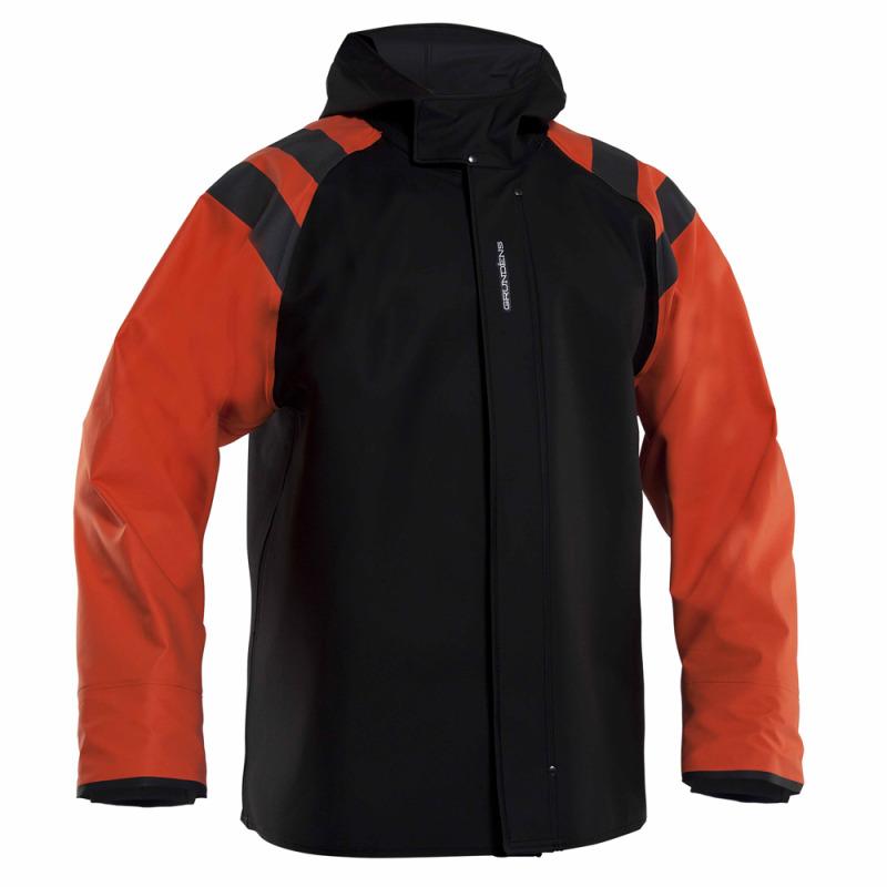 Grundens Sund 87 Hooded Jacket-Fishing Raingear Pick Size-50% Off Yellow 