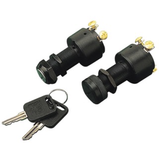 Sierra International MP41020 Brass 4-Position Conventional Off-Run-Start Switch with Terminal Type 4 Screw Tab 