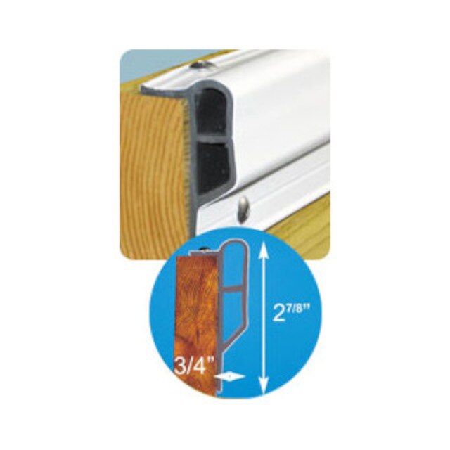 Dock Bumper Economy Dock Guard. 3/4" Cushion, 27/8" H, White