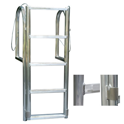 Portable shop dock ladder