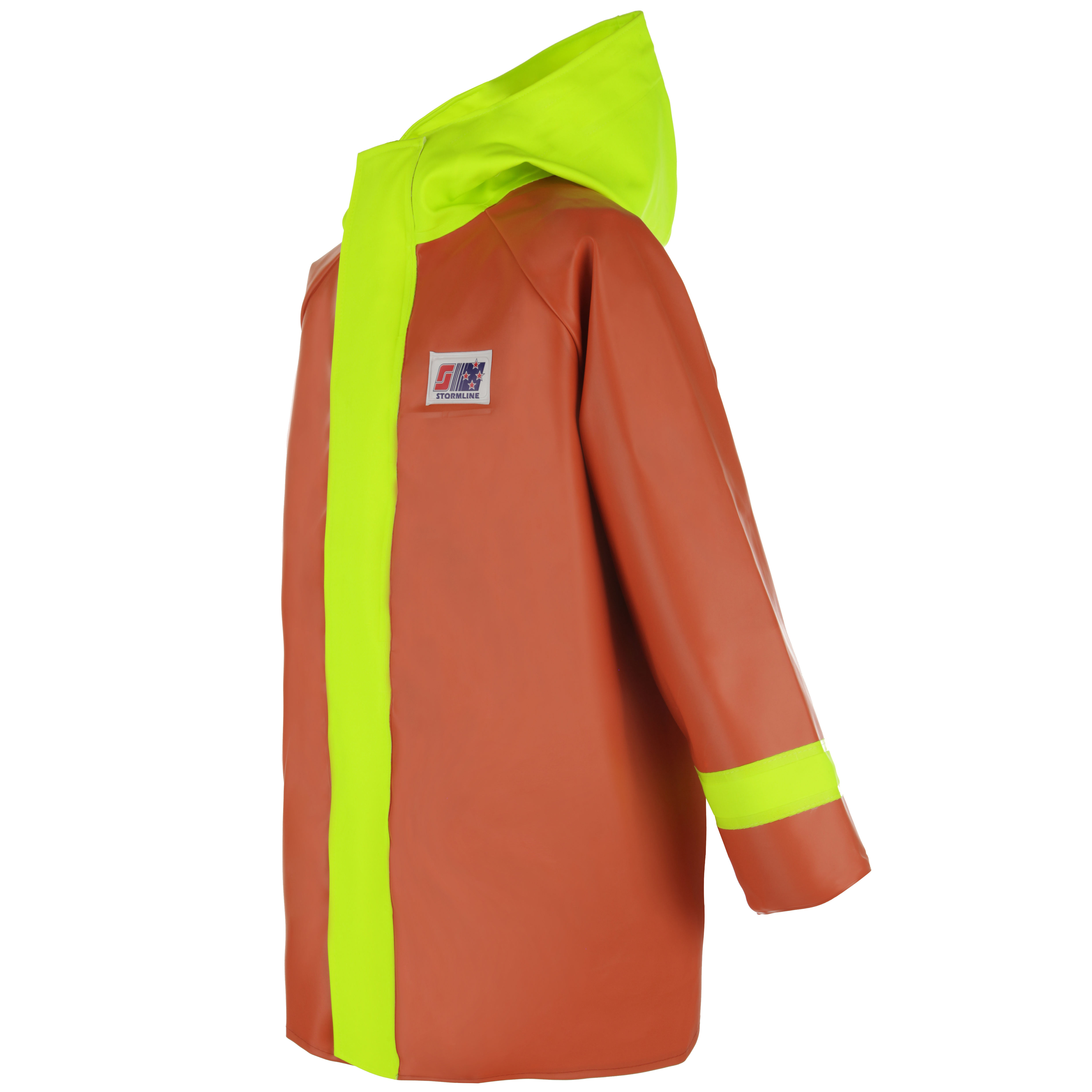 PVC Waterproof Jacket Stormline 806 Fishing Oilskins PVC/Fleece Pullover 