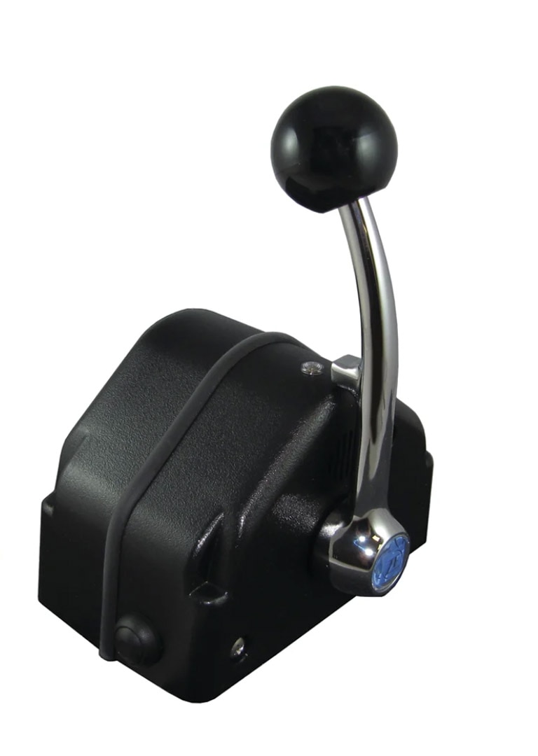 ZF Marine 453-3R Right Lever Control Head Single Chrome