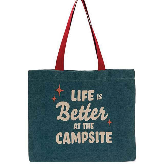 Camco Life Is Better At The Campsite, Tumbler, Painted Yellow, 30oz